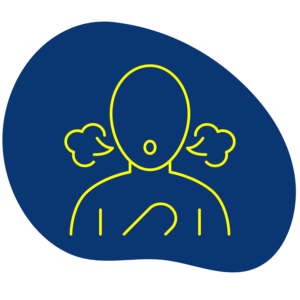 Bei sich bleiben blau gelb Antje Melanie Rieche | Coaching
