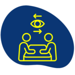 Souverän sprechen im Beruf 5 Antje Melanie Rieche | Coaching Wirkungsvoller kommunzieren blau gelb Antje Melanie Rieche | Coaching